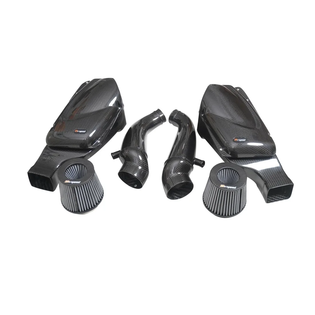 Dry Carbon Fiber 3K Twill Carbon Weave Intake Filter Cold Air Intake System Car Accessories for  GT M178 4.0T