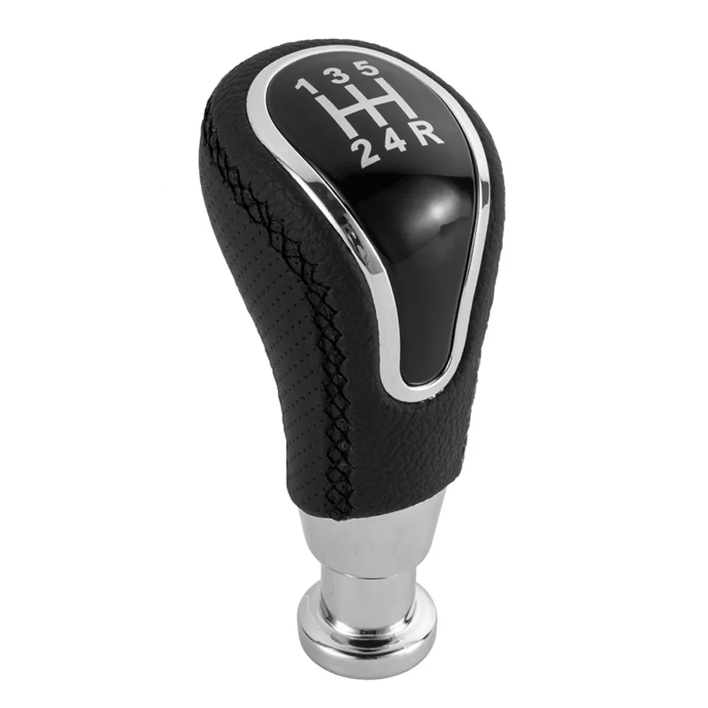 Car Interior Upgrade 5 Speed Shift Knob Premium Materials Black Enhanced Driving Experience Perfect Compatibility