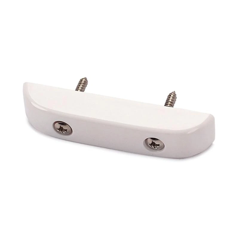 U2JB White Vintage Bass Thumb Rest Finger Thumbrest Plastic Electric Bass Guitar Thumb Rest with Mounting Screws