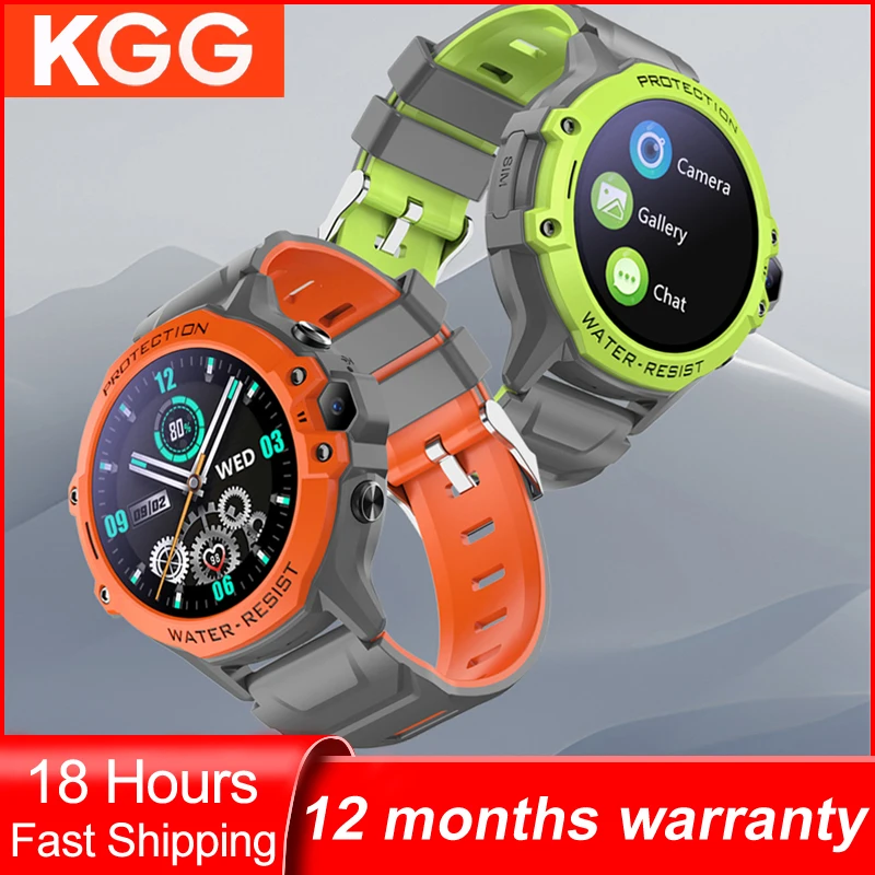 4G Kids Smart Phone Watch Clock GPS LBS WIFI Location SOS Video Call Remote Monitor IP67 Waterproof Children Christmas Gifts