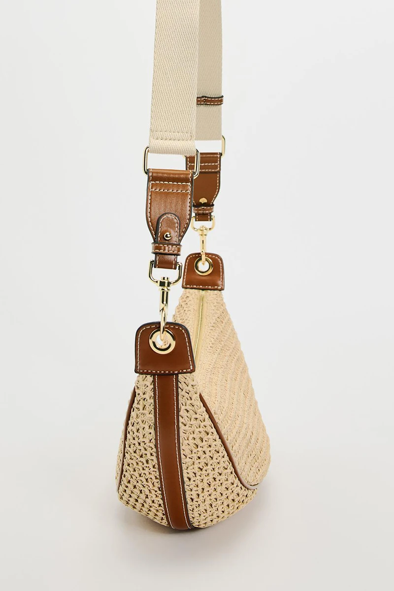 HIGHREAL-Saco Crossbody Tecido De Palha Para Mulheres, Bolsa De Ombro, Bolsas Mensageiro, Praia, Feriado, Compras, Senhoras, Verão