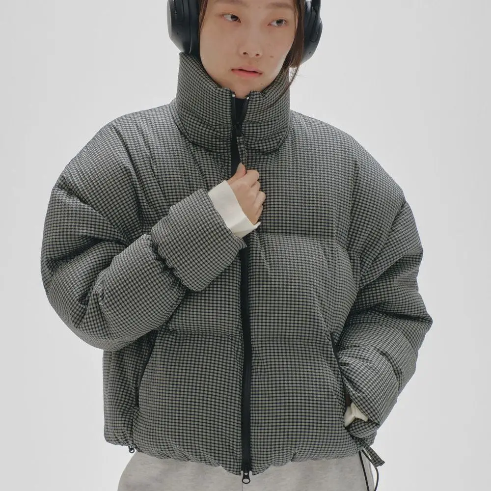 دافئ ريترو عادية ort عالية الياقة الصغيرة مربع معرف تصميم أسفل Jaet TODAYFUL العلامة التجارية Thiened طويلة Sve سستة إغلاق #2