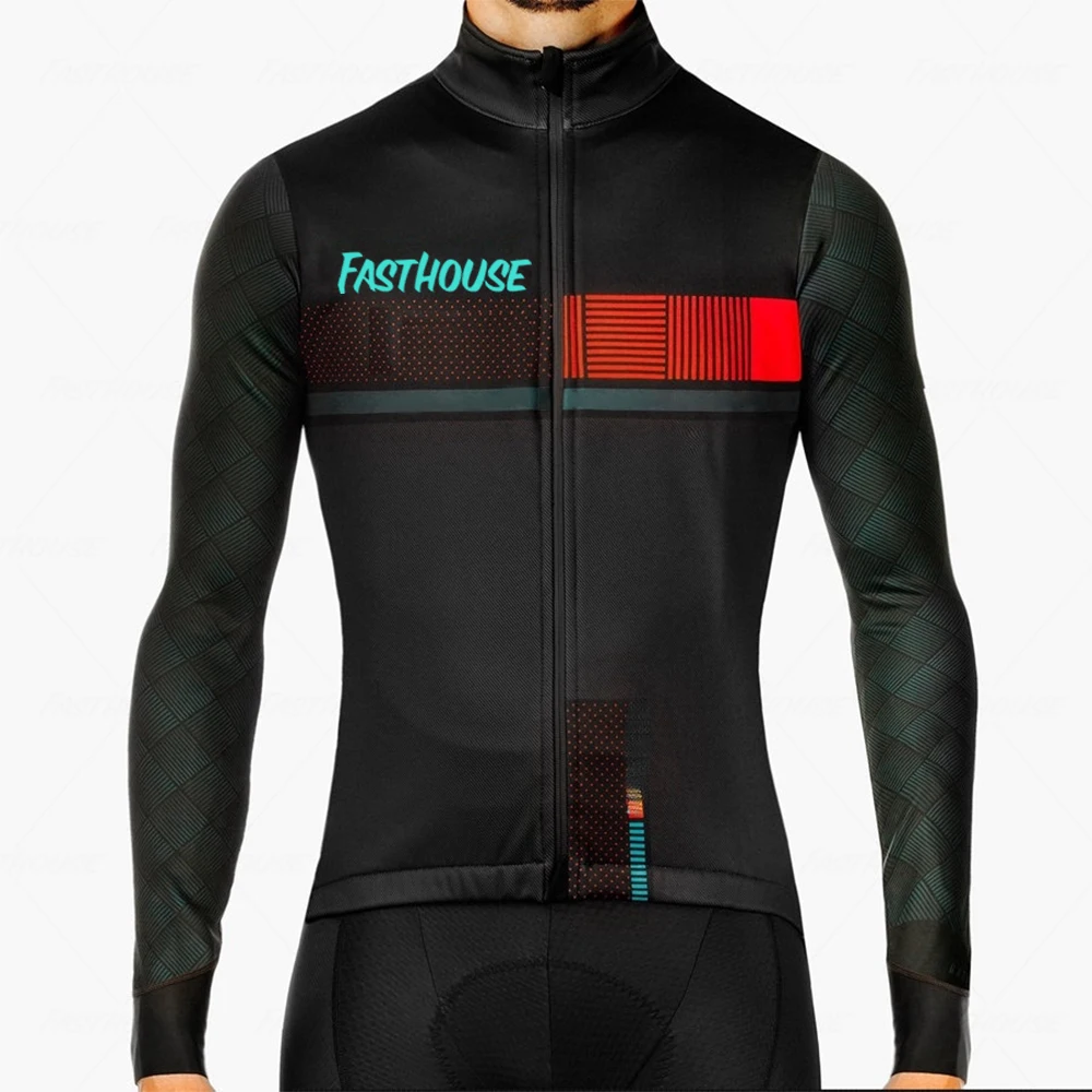 Fall 2023 Outdoor Men's Long Sleeve Zipper Cycling Wear Bicycle Mountain Bike Quick Dry Sports Cycling Wear