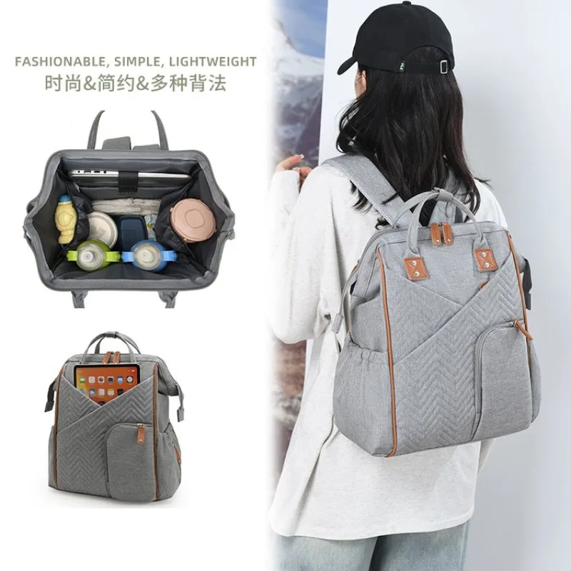 

Elegant Diaper Bag Classic Designer Original Retro Square Satchels Textured Handbag For Ladies Commuter Bag
