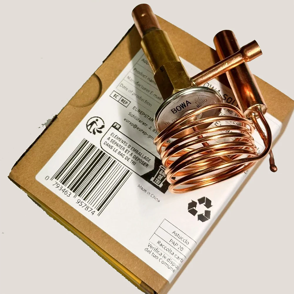 صمام التمدد الحراري TB-3LC 1300 وات R290 يتطابق مع ضواغط التبريد 7 ~ 15cc /rev (1/2 ~ 3/4HP) مثل DLE6.5CN