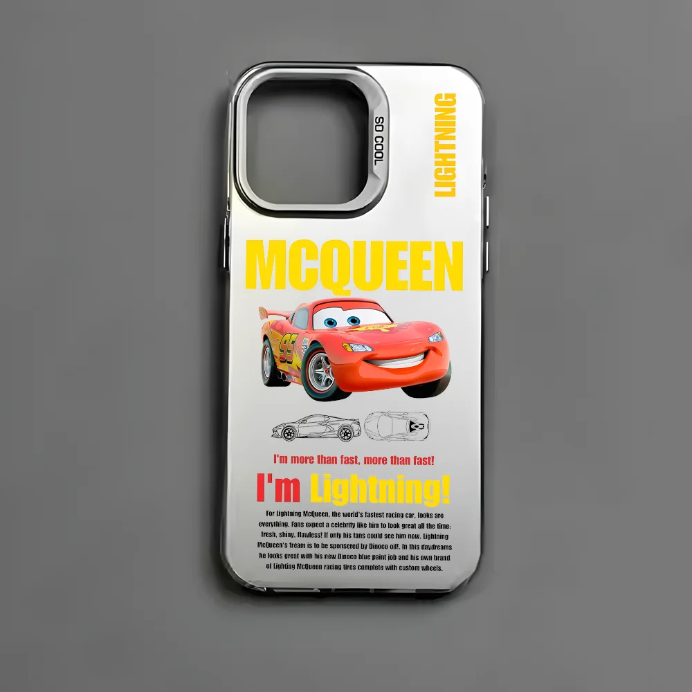 Lightning McQueen Mater Sally Phone Case For IPhone 17 Air 16 15 14 13 12 11 Pro Max Plus X XR XS Max 7 8 Plus Bumper Back Cover - náhled 2