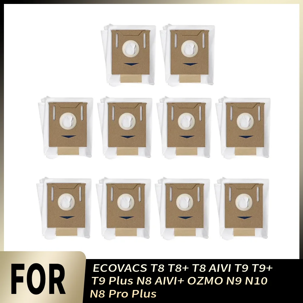 Dust Bag Parts For ECOVACS T8 T8+ T8 AIVI T9 T9+ T9 Plus N8 AIVI+ OZMO N9 N10 N8 Pro Plus Large Capacity Easy Replace Part