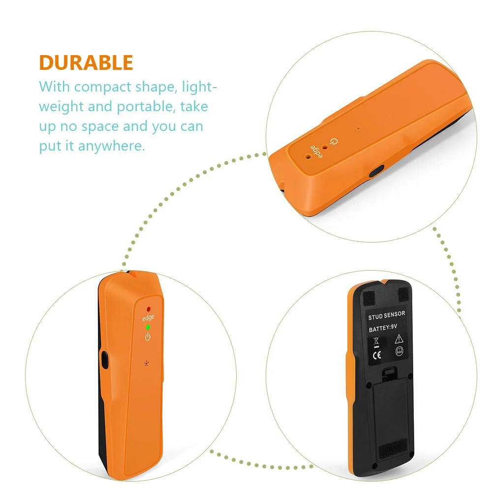 Nail Stud Sensor Wall Scanner Ergonomic Portable Finder for Wood Metal Studs Electrical Wire Home Use