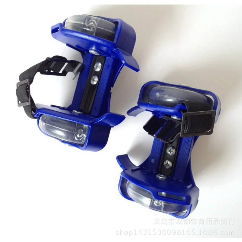 PVC Flash Roller Skate Wheels For Shoes,Star Sky Light Up Heel Roller Skates Kids Heel Wheels
