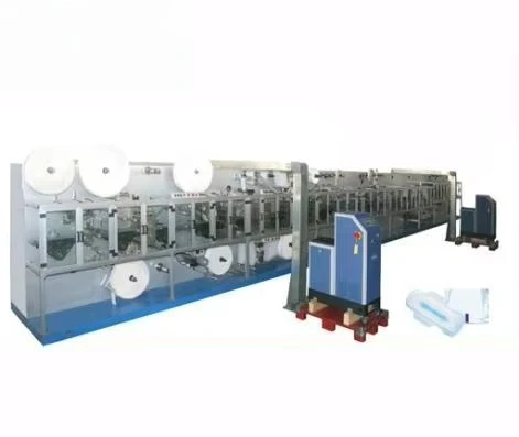 Semi Servo Automatic Sanitary Napkins Machine Sanitary Pads Making Machine Automatic