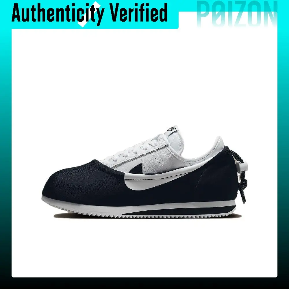 Nike Cortez Running Shoes Unisex Low-top Black/White DZ3239-002