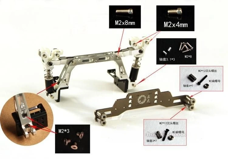 

Simulated Shock Absorber Dynamic Shell Buckle for 1/14 Tamiya RC Dump Truck Mercedes-Benz ACTROS AROCS 3363 MAN TGX TGS Car Part