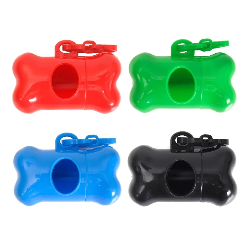 Portable Dog Poop Bag Holder Pick Up Pet Poop Bag Dispenser Waste Cleaning Tool Dropship