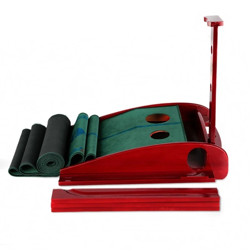

Golf Putting Machine, Velvet Mini Practice Blanket Course, Display Track