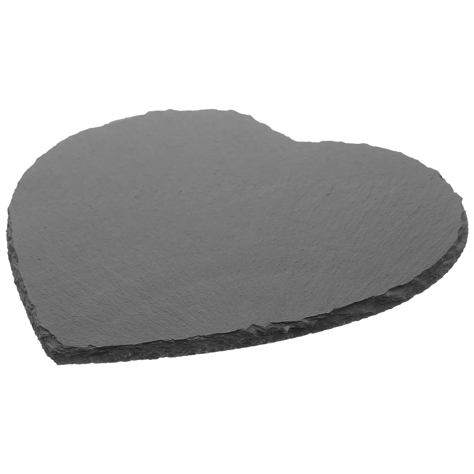 Heart Shape Decorative Board Hand Carved Garden Ornament Artistic Heart Modeling Rock Sculpture Garden Decoration