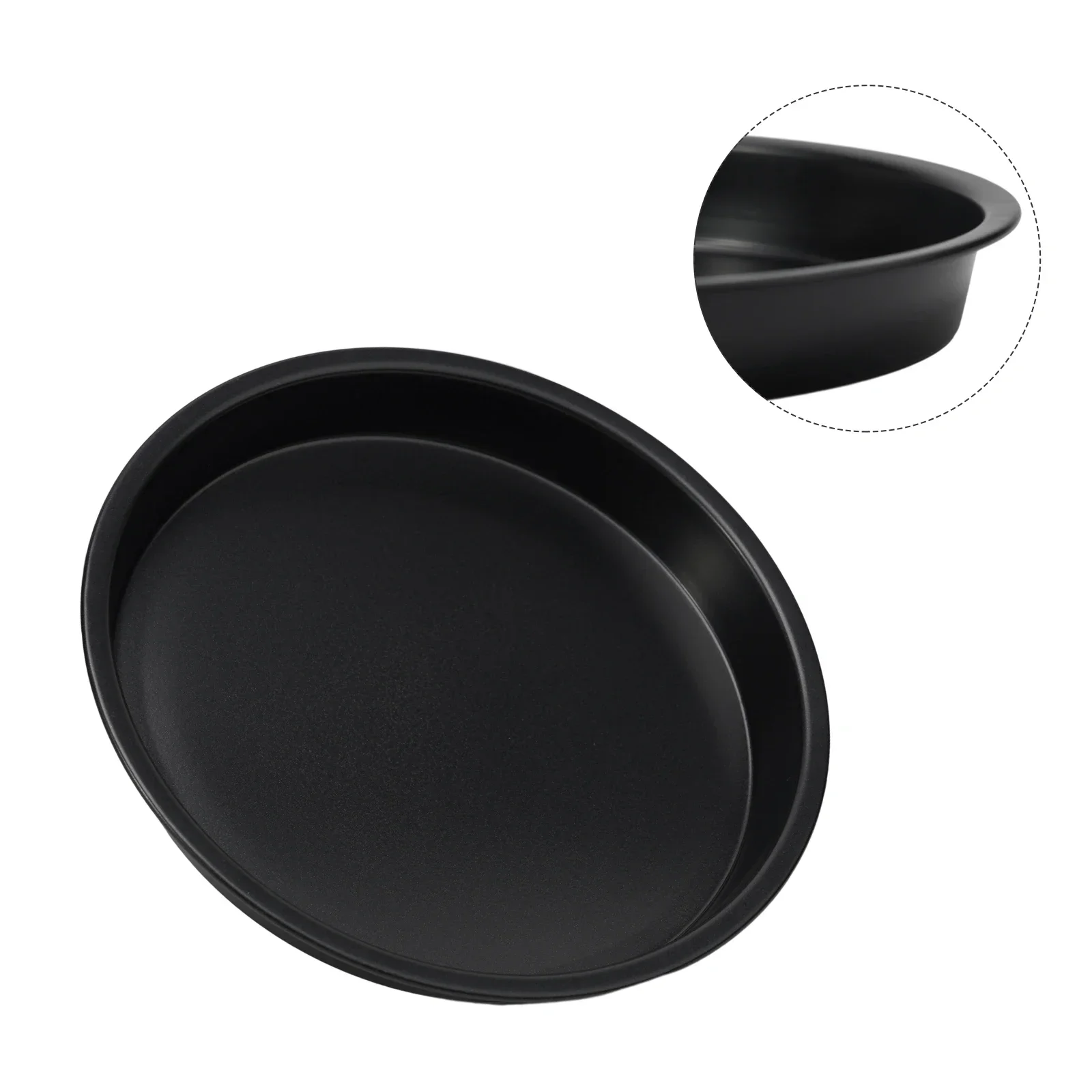 Round Pizza Plate Pan 6 7 8 9 10 Inch Dish Tray Carbon Steel Non-stick Mold Baking Mold Baking Tool Mould Pan Kitchen Tool