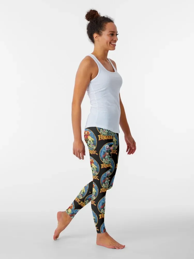 Fraggle Rock Leggings Fitness's gym clothes fitness set gym Womens Leggings