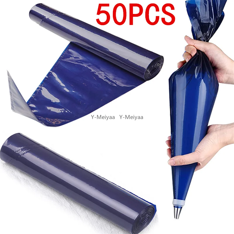 

22/50pcs 21inch Large Disposable Pastry Bags Thicken Pipping Bag Premium Quality Icing Piping Bags For Cookies Cupcakes