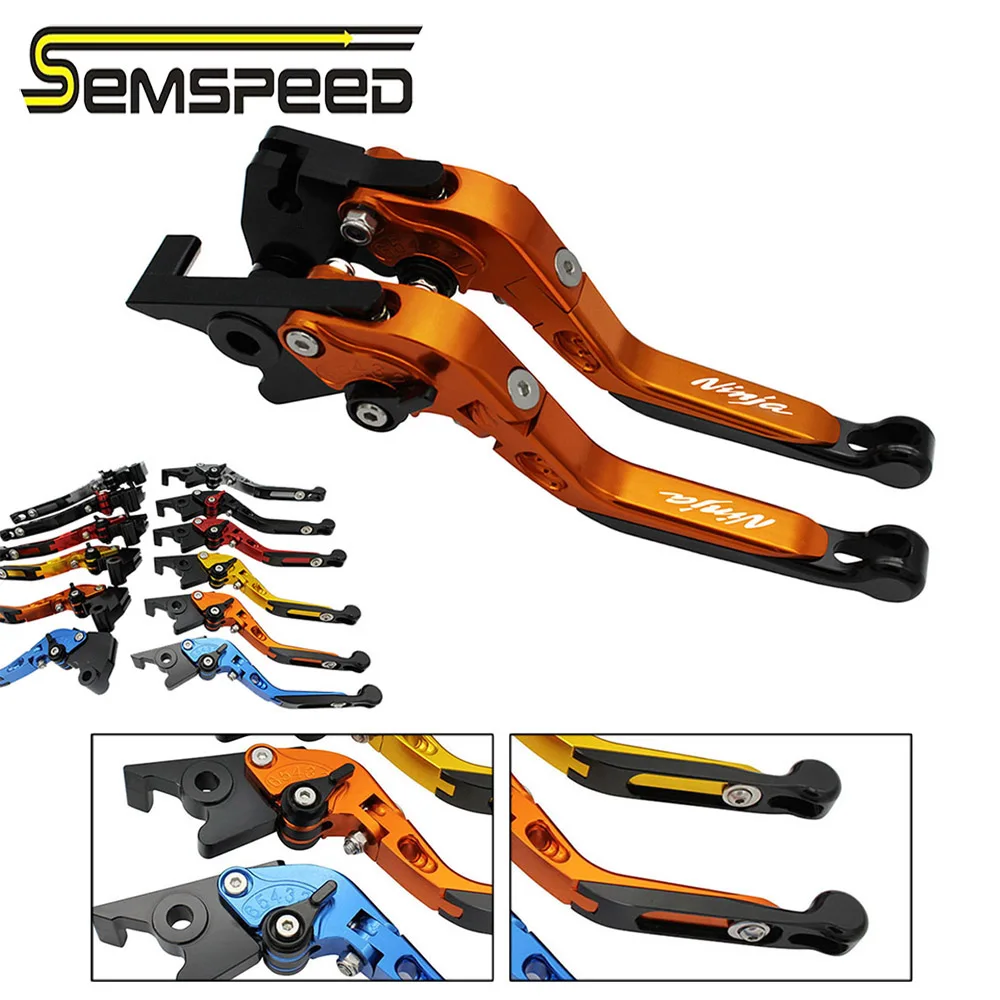 

For Kawasaki Ninja/Z 400/300/250/125 Clutch Lever Brake Lever Set Foldable Adjustable Handle Levers Motorcycle Accessories Parts