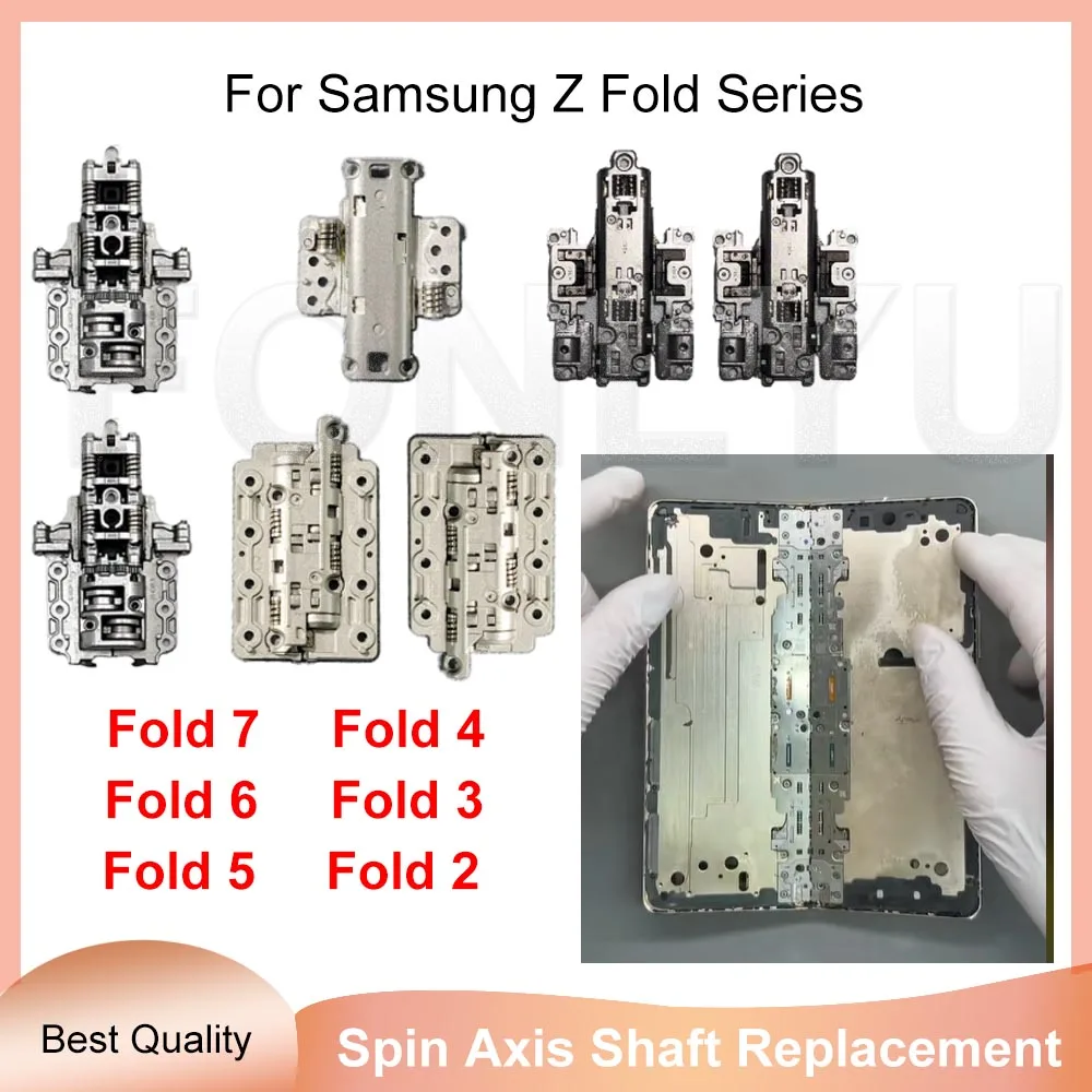 

Spin Axis Shaft Hinge Rotating Shaft for Samsung Z Fold 7 3 2 4 5 6 F700 F707 F711 F7210 F731 Hinge shaft middle bearing Repair