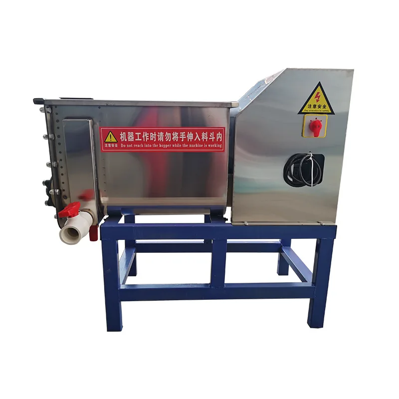 Full-Automatic Commercial Gluten Washer Double Spiral Batter Seitan Making Machine Bread Corn Pizza Dough Kneading Flour Mill