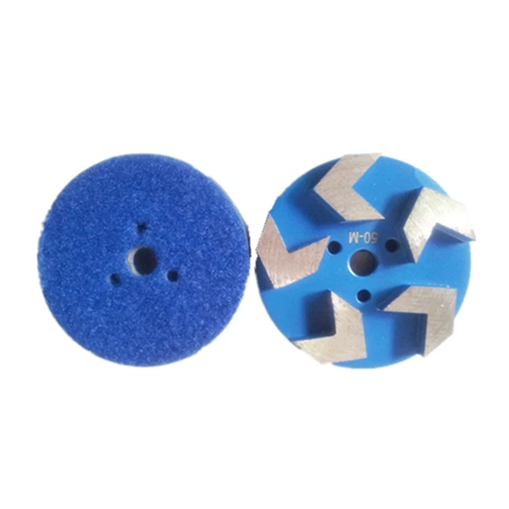 

3 дюйма D83 мм задние алмазные шлифовальные подушечки с пятью острыми сегментами стрел для полировки бетонного пола, 9 шт.