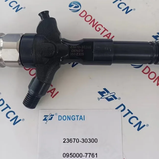 China Supplier DEN-SO Common Rail Inj sector 095000-7761 23670-30300 for TOYOTA Hilux 2KD-FTV D-4D