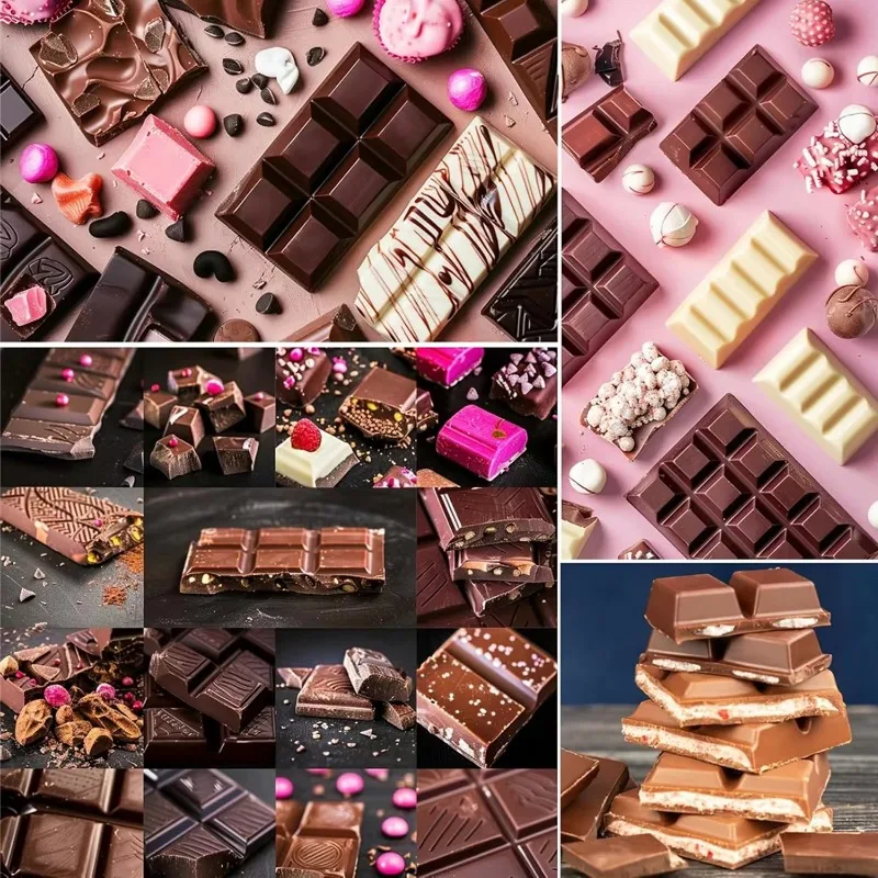 قالب شوكولاتة من السيليكون 12 معجنات فندان، قالب حلوى، تزيين وضع الكيك، ملحقات خبز المطبخ