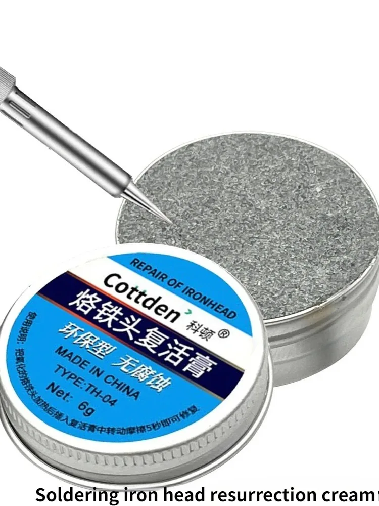 1Pcs Non-stick Tin Solder Cream Clean Paste Oxide Head Resurrection Soldering Iron Tip Refresher Oxidative Activator for DIY Ele