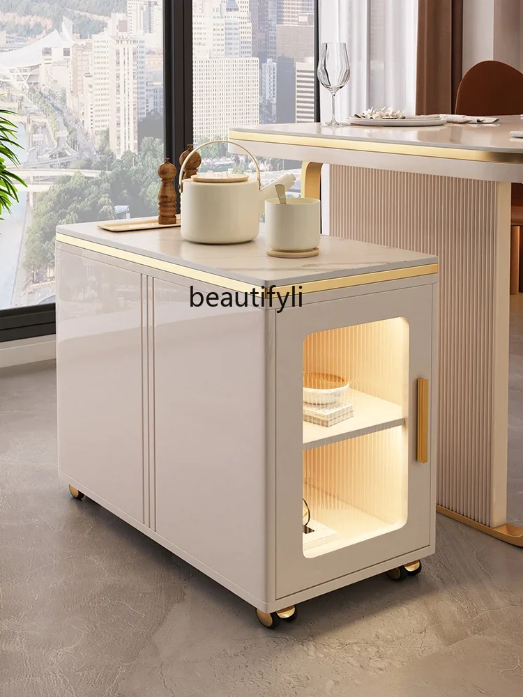 LHY26 ss CXH خزانة الأوسط المحمول بكرة الشاي خزانة جانبية ضيقة خفيفة فاخرة #1