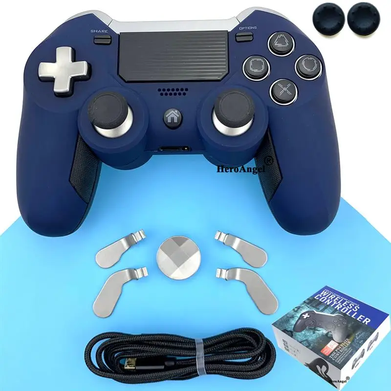 Top New Arrival ! Bluetooth Wireless Gamepad For PS4 Dual Vibration Elite Game Controller Joystick for PS3/PC Video Gaming