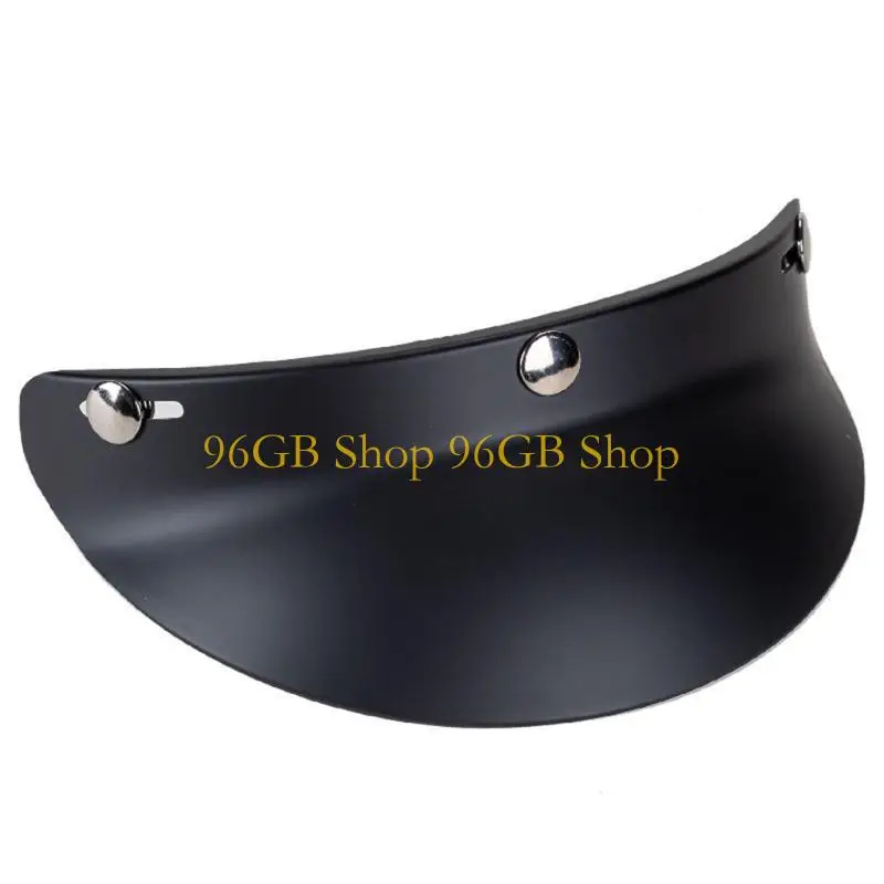 

96GB 3/4 Open Face Helmet Visor 3-snap Visor Gift for Motorcycle Enthusiasts