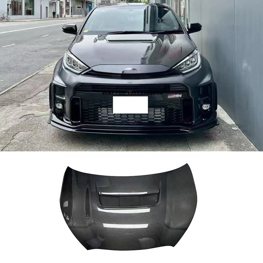 

High Quality Carbon Fiber Front Hood for 2020-2022 for Yaris GR GXPA16 GRMN Style New Vented Cover for GR for Yaris