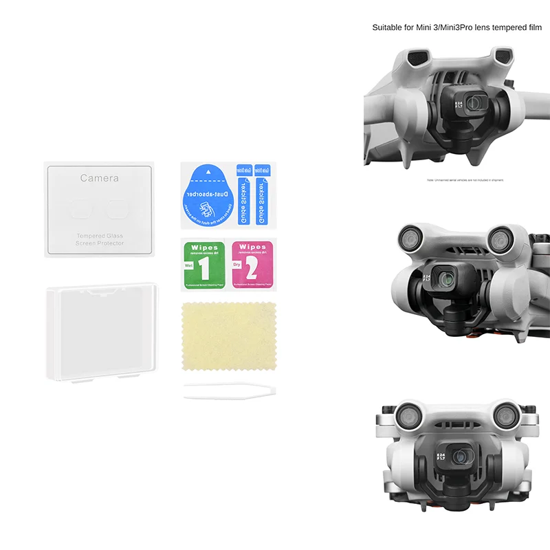 1 Set Protective Film Vision Sensor Anti-Scratch Camera Lens Screen Accessory For DJI Mini 3 Pro