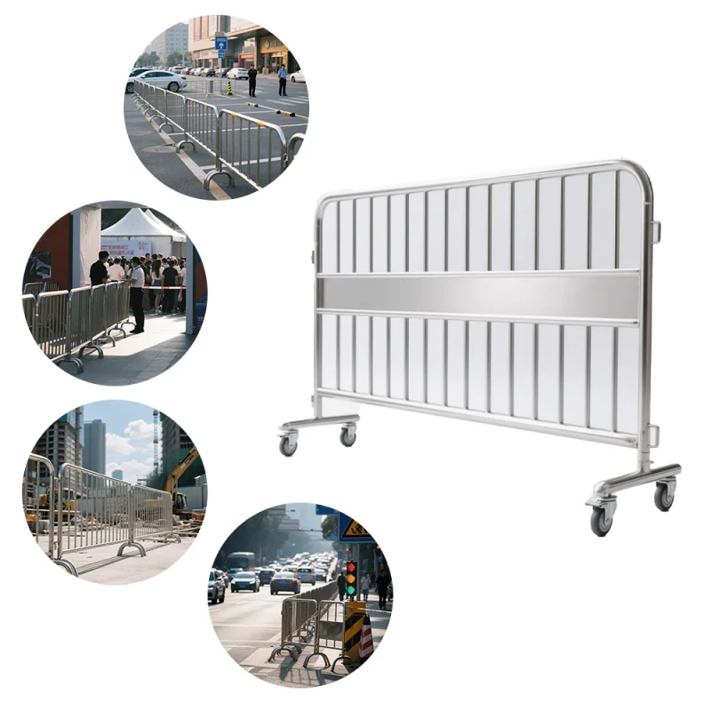 custom.Stainless Steel Crowd Control Fence, Field Protective Fence, Crowd Railing