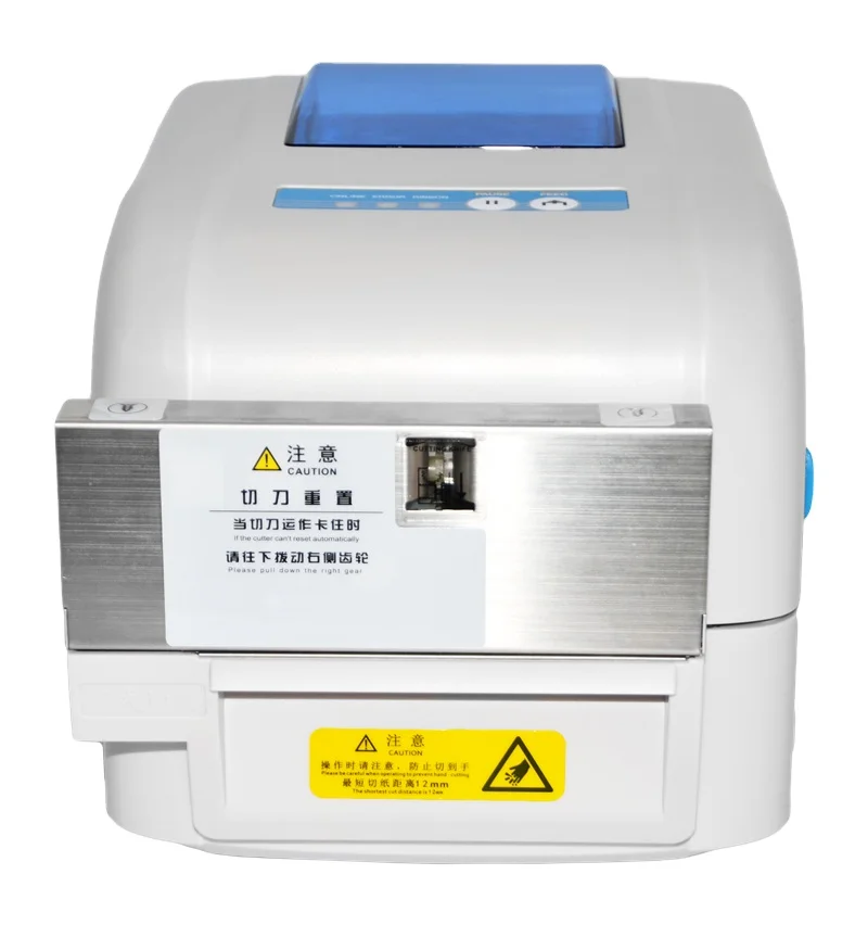 300dpi Tag Washing Mark Barcode Garment Label Printer with auto cutter wash care label printers for garments