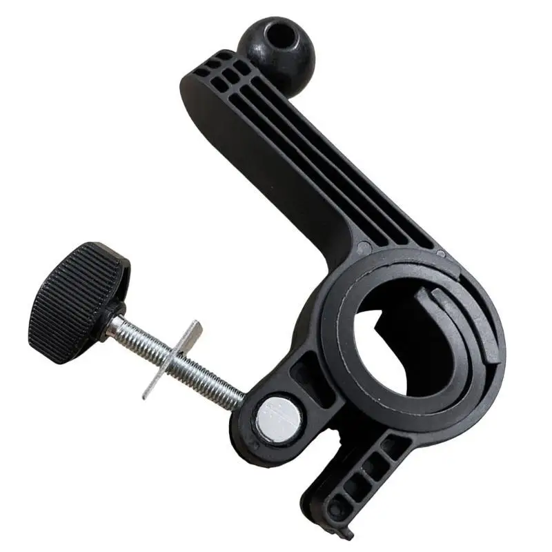 652F easy installs Handlebar Clamp Base Versatile Handlebar Clamp Mount Base Phone Mount Adapter for 17mm Ball Socket Devices