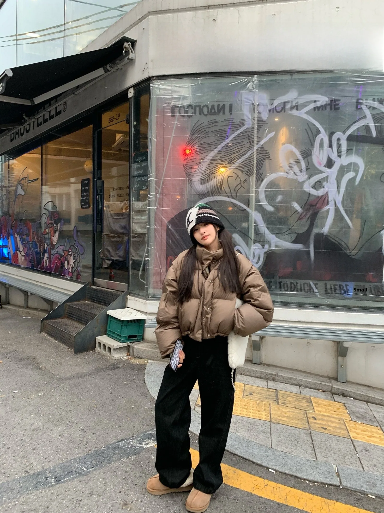 

CUTEioi Women's Detachable Sve Two-Way Wear 90 White Du down Jaet Stand Collar Thiened ort Sle Commute Sle