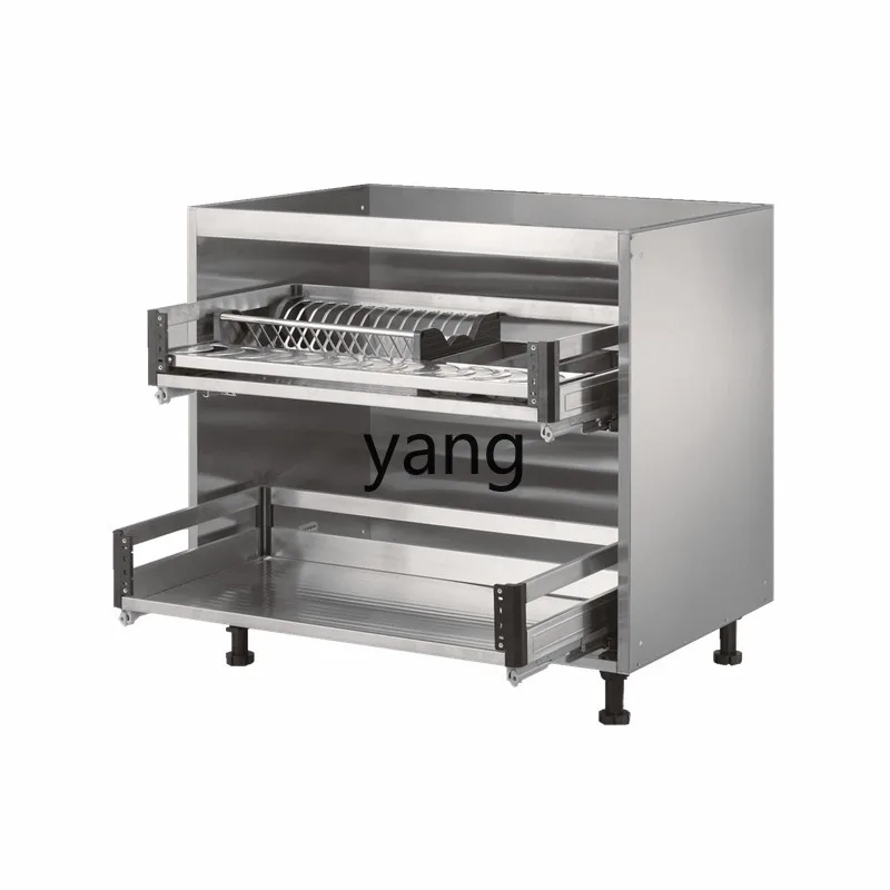 LMM，stainless steel household kitchen cabinet basket cabinet custom assembled furnace