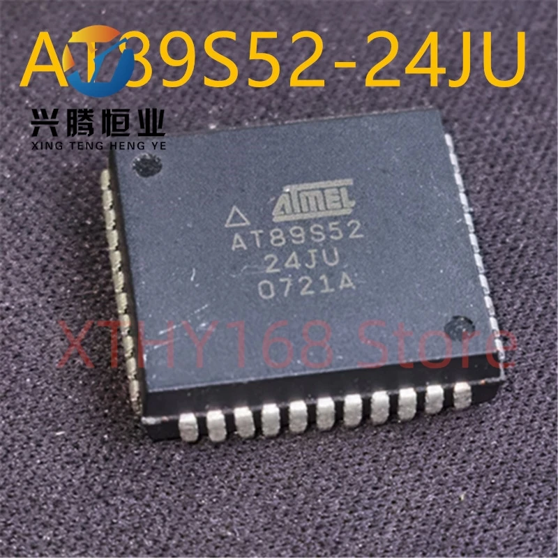 

New and original 50pieces AT89S52-24JU AT89S52-24JI 8-bit microcontroller PLCC-44