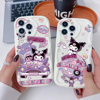 Happy kuromi Phone Case for Xiaomi Redmi Note 14 13 12 12S 11 11S 10 9 Pro Plus 14C 13C 12C 10C 4G 5G 3D Wave Soft Cover