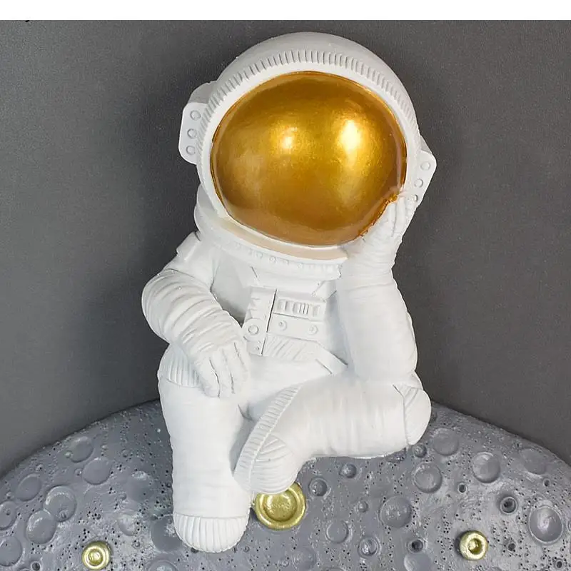 Imagem -05 - Relógio de Parede Astronauta para Decoração de Casa Moda Moderna Mudo Sala de Jantar Sala de Estar