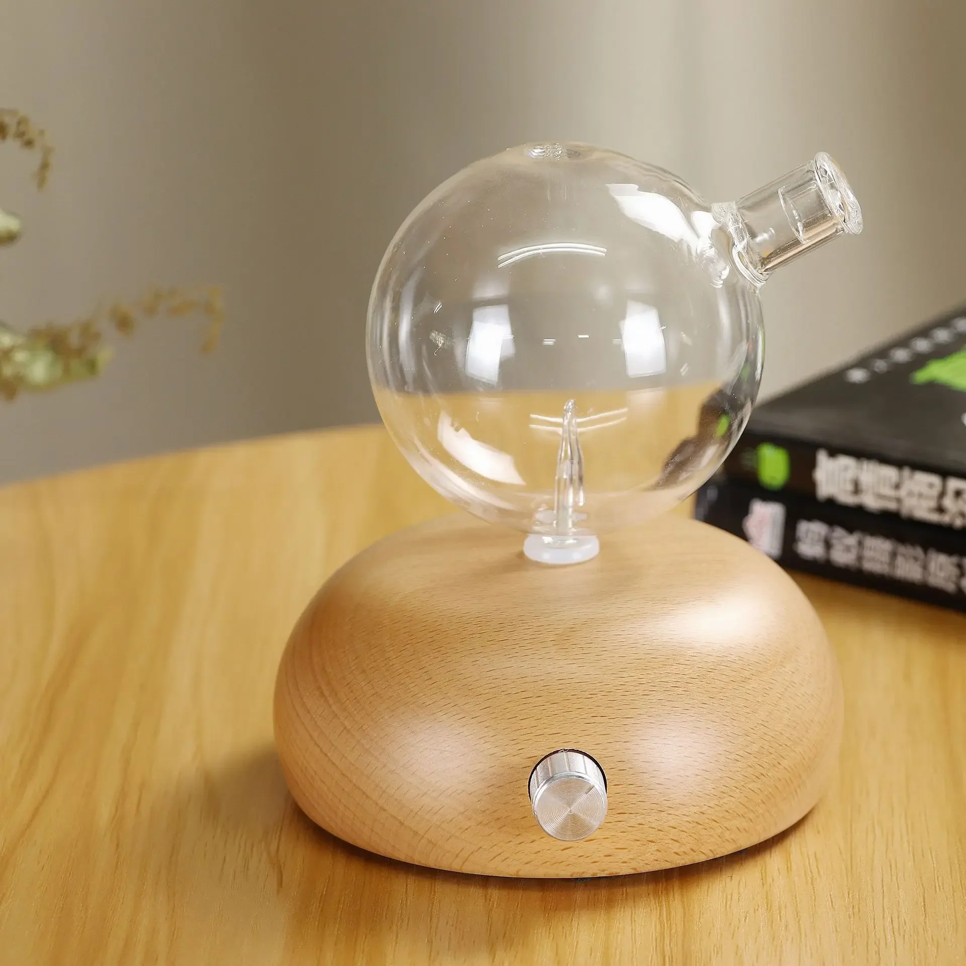 FirmHome StoreMini Pure Essential Oil Aromatherapy Diffuser 100-240V Aroma Nebulizing Humidifier Machine With Colorful Night Lig