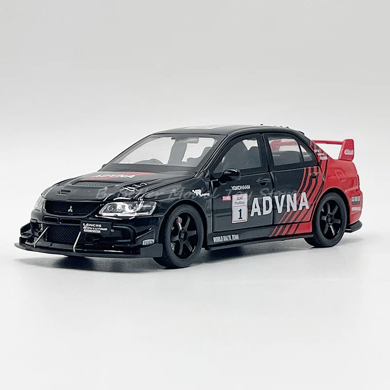 Modèle de voiture moulé sous pression 1:32, jouet Lancer EVO, retirer avec son et lumières, réplique Miniature