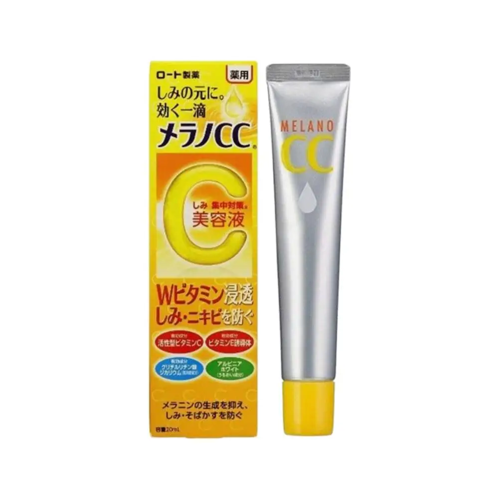 Japan MELANO Cc VC Facial Serum, Dark Spots Freckles Removal, Moisturizing, Brightens Skin Tone, For All Skin Types Skin Care
