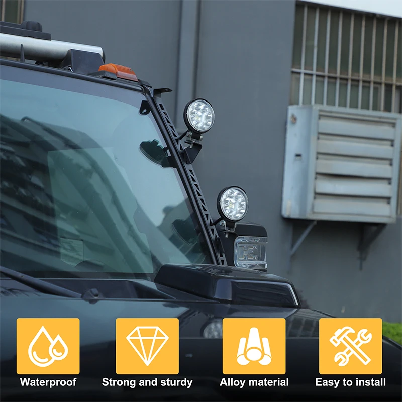 ل 2003-2009 هامر H2 A-عمود الأضواء قوس السيارات A-عمود الجانبين تركيبة إضاءة قوس الملحقات الكربون المس #4