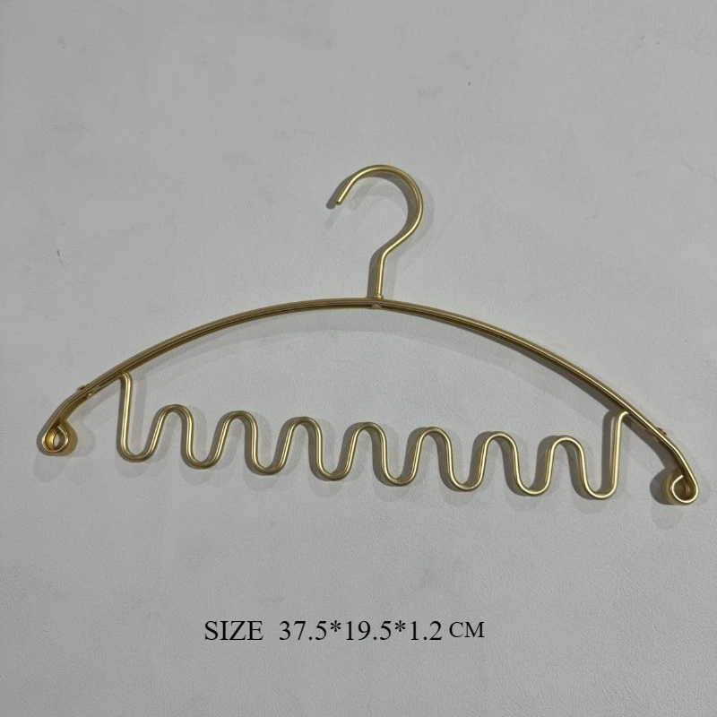 Wave Shape Multi Functional Clothes Hangers Space Saving Non Slip for Camisoles Underwear Pants Closet Organizer Clothing Rack