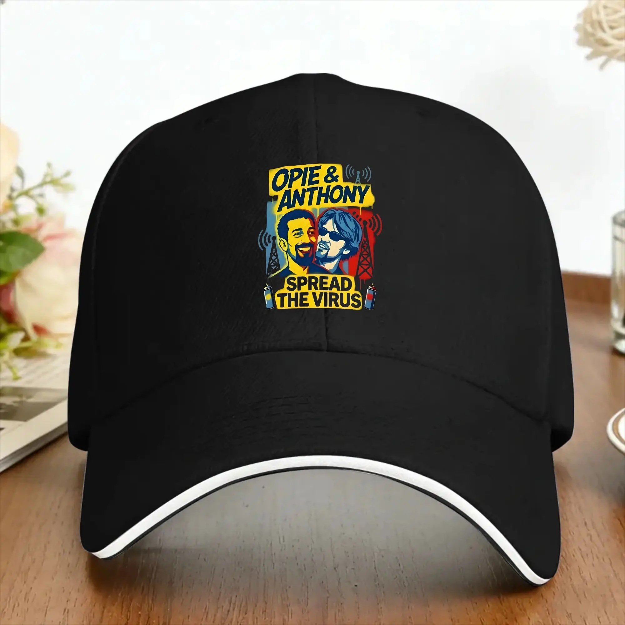 Opie And Anthony American Talk Show Radio Program Baseball Cap  Summer Casual Hats For Women Outdoor Sport Sun Baseball Caps
