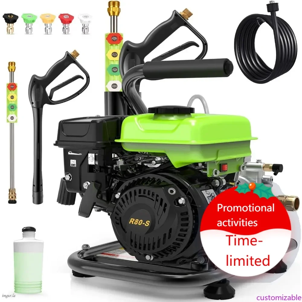 

Горячая распродажа: Профессиональная газовая мойка высокого давления 2.5 л.с., 3500 PSI, 2.4 GPM, 79.7 CC, с 5 насадками и шлангом 25 футов