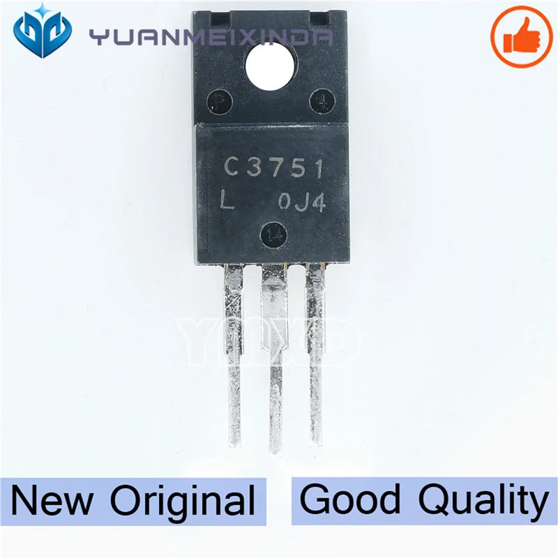 10pcs/lot New Original 2SC3751 C3751 TO-220F inverter air conditioner commonly used power tube transistor In Stock
